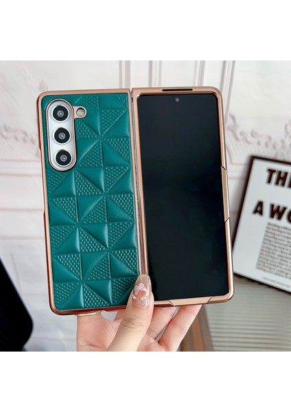 Samsung Galaxy Z Fold6 5g Pu Deri + Pc Galvanik Telefon Kapağı (Yurt Dışından) indirimleri