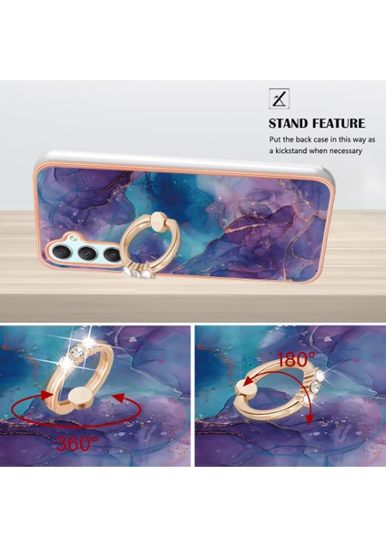 Samsung Galaxy A25 5g Mermer Desen Tpu Cep Telefon Kılıfı Arka Kapak (Yurt Dışından)