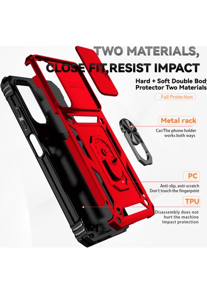 Samsung Galaxy A05S 4g Ring Tutucu Kickstand Koruyucu Telefon Kapağı (Yurt Dışından) fırsatları