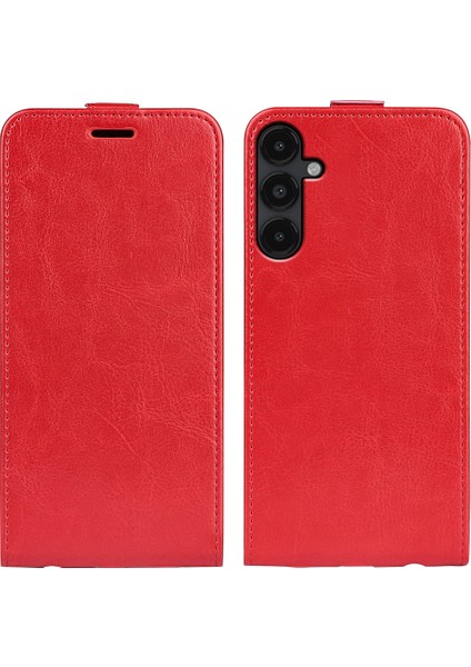 Samsung Galaxy M14 5g Dikey Flip Deri Telefon Kılıf Kart Tutucu Koruyucu Kapak (Yurt Dışından)