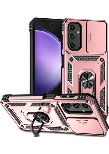 Samsung Galaxy S23 Fe Kılıf Slayt Kamera Koruma Kickstand Telefon Kapağı (Yurt Dışından)