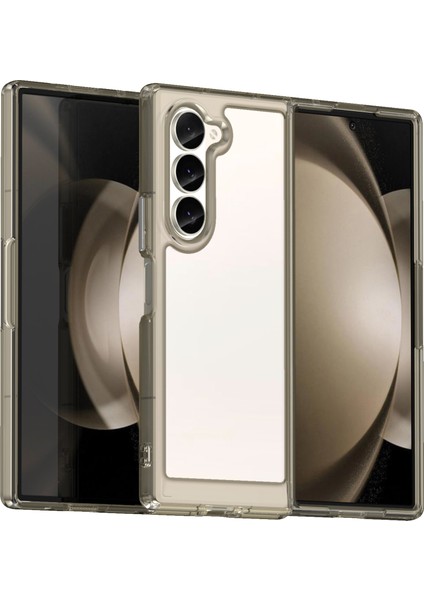 Samsung Galaxy Z Fold6 5g Koruyucu Tpu+Akrilik Telefon Kılıfı (Yurt Dışından)