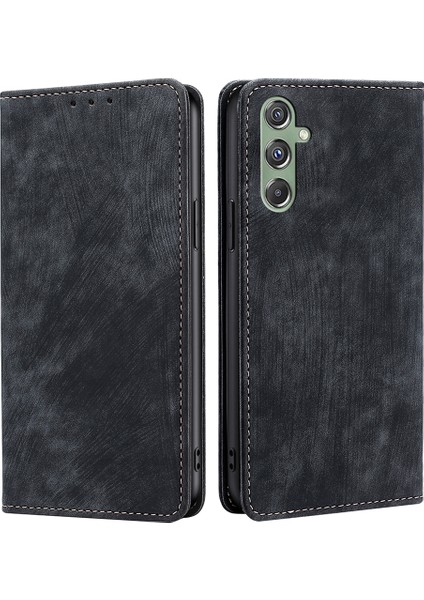 Samsung Galaxy M34 5g / F34 5g Cüzdan Pu Deri Telefon Kapağı Rfıd Engelleme Işlevi (Yurt Dışından)