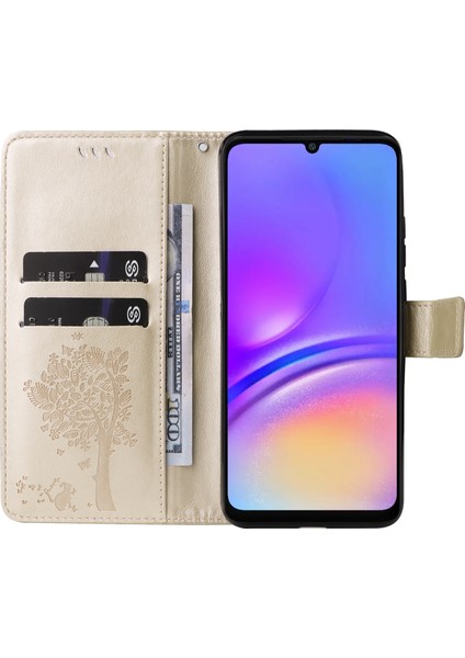 Samsung Galaxy A06 Flip Deri Telefon Kılıfı (Yurt Dışından)