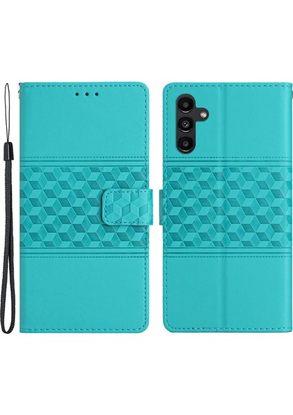 Samsung Galaxy A15 5g Baskılı Eşkenar Dörtgen Cüzdan Standı Kapağı (Yurt Dışından)
