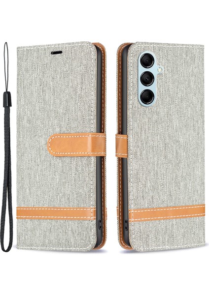 Samsung Galaxy M14 5g Pu Deri Telefon Kapak Kot Cezası Stand Cüzdanı ile Telefon Kılıfı (Yurt Dışından)