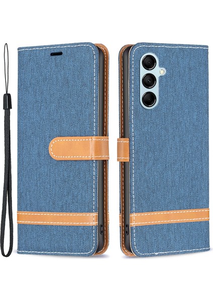 Samsung Galaxy M14 5g Pu Deri Telefon Kapak Kot Cezası Stand Cüzdanı ile Telefon Kılıfı (Yurt Dışından)
