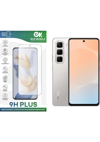 Infinix Hot 50I Ekran Koruyucu Mat Parmak Izi Bırakmayan Uyumlu Esnek Nano Kırılmayan