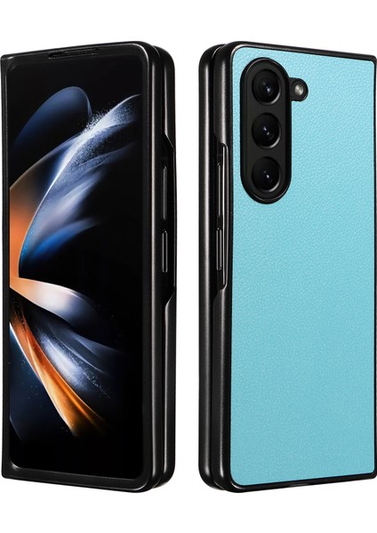 Samsung Galaxy Z Fold6 5g Litchi Doku Deri Kaplamalı Pc Telefon Kapağı (Yurt Dışından) fırsatları