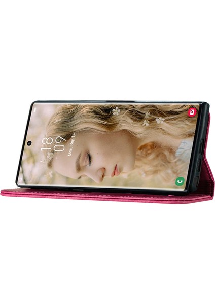 Samsung Galaxy S23 Ultra Cüzdan Kart Tutucu Deri Telefon Kılıfı (Yurt Dışından)