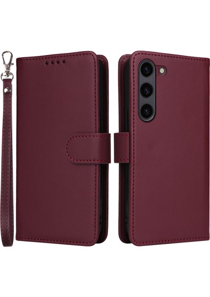 Samsung Galaxy S23 Pu Deri Telefon Kabuğu Çıkarılabilir Kapak (Yurt Dışından)