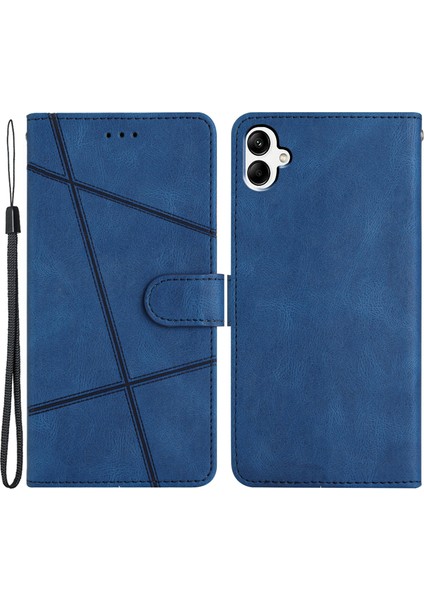 Samsung Galaxy A05 4g Çılgın At Doku Cüzdan Kılıfı Pu Deri Telefon Stand Kapağı (Yurt Dışından)