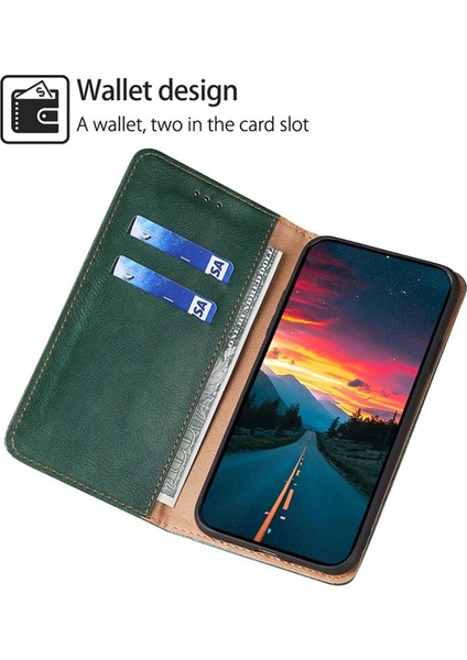 Samsung Galaxy A15 4g/5g Pu Deri Manyetik Kapanış Telefon Muhafızları Kapağı (Yurt Dışından)