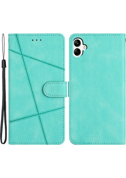 Samsung Galaxy A05 4g Çılgın At Doku Cüzdan Kılıfı Pu Deri Telefon Stand Kapağı (Yurt Dışından)