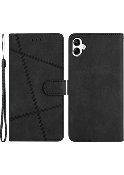 Samsung Galaxy A05 4g Çılgın At Doku Cüzdan Kılıfı Pu Deri Telefon Stand Kapağı (Yurt Dışından)