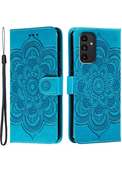 Samsung Galaxy A24 4g Pu Deri Cüzdan Stand Telefon Kabuğu Baskılı Dalgalı Anti (Yurt Dışından)