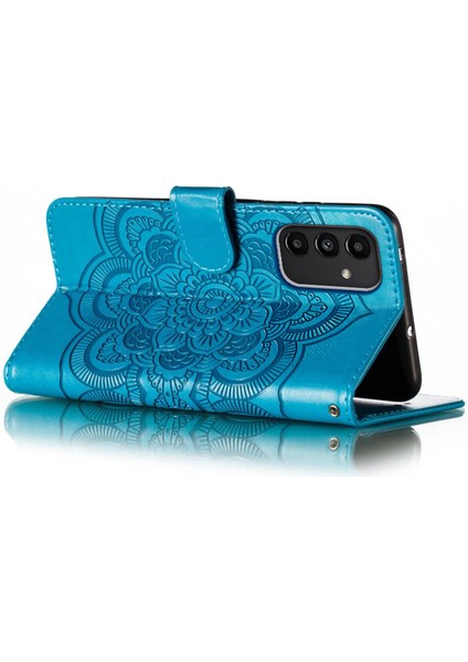 Samsung Galaxy A24 4g Pu Deri Cüzdan Stand Telefon Kabuğu Baskılı Dalgalı Anti (Yurt Dışından)