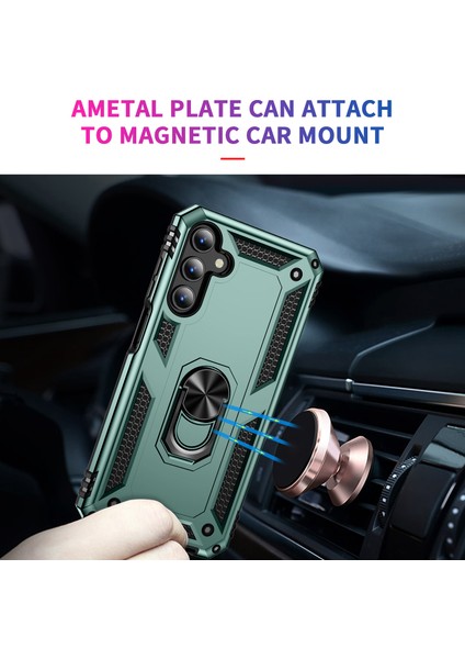Samsung Galaxy A15 5g Pc+ Tpu Şok Geçirmez Telefon Kapağı Kickstand ile (Yurt Dışından) modelleri