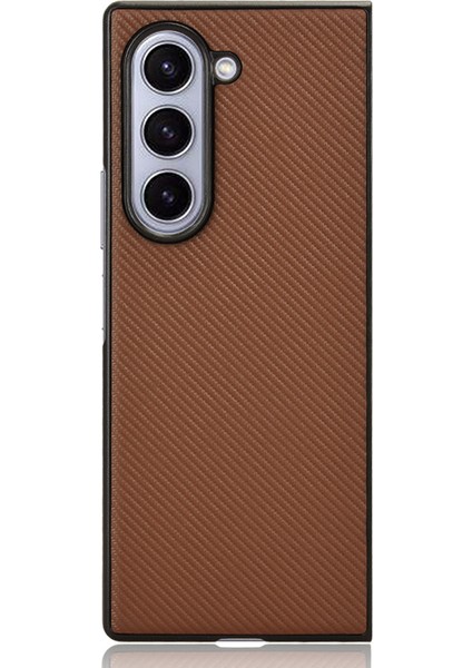 Samsung Galaxy Z Fold6 5g Pu Deri + Pc Düşmeye Dayanıklı Kabuk Karbon Fiber Doku (Yurt Dışından) modelleri