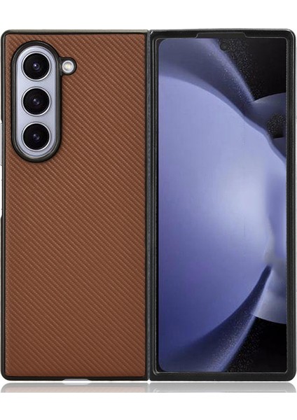 Samsung Galaxy Z Fold6 5g Pu Deri + Pc Düşmeye Dayanıklı Kabuk Karbon Fiber Doku (Yurt Dışından) fırsatları
