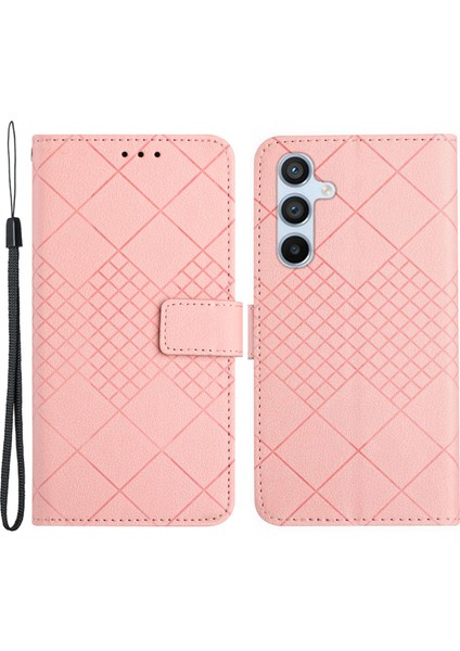Samsung Galaxy A34 5g Şok Geçirmez Kılıf Litchi Doku Pu Deri Cüzdan Telefon Kılıfı (Yurt Dışından)