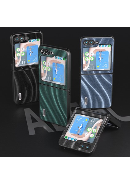 Samsung Galaxy Z Flip6 5g Pu Deri Kaplamalı Pc Telefon Kapağı (Yurt Dışından)