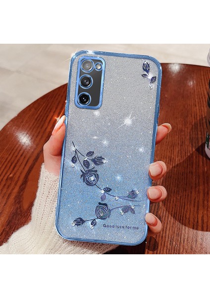 Samsung Galaxy S20 Fe / S20 Lite / S20 Fe 2022 Glitter Tpu Çiçek Deksi Telefon Kapağı Kayışlı (Yurt Dışından) fiyatları