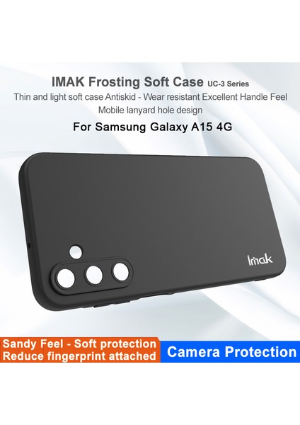 Samsung Galaxy A15 5g / A15 4g Çizgiye Karşı Çizelge Yumuşak Tpu Cep Telefonu Arka Kabuk (Yurt Dışından)