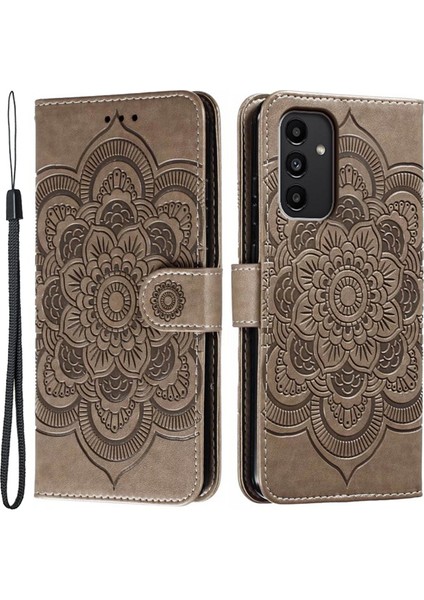 Samsung Galaxy A24 4g Pu Deri Cüzdan Stand Telefon Kabuğu Baskılı Dalgalı Anti (Yurt Dışından)