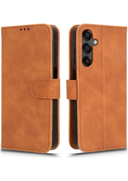 Samsung Galaxy A25 5g Cilt Touch Case Scratch'a Dayanıklı Deri Cüzdan Telefon Kapağı (Yurt Dışından)