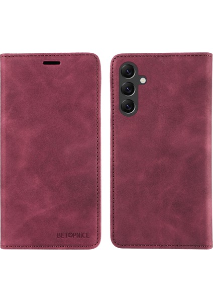 Samsung Galaxy A15 5g Rfıd Engelleme Cüzdan Deri Kapak Telefon Kabuğu (Yurt Dışından)