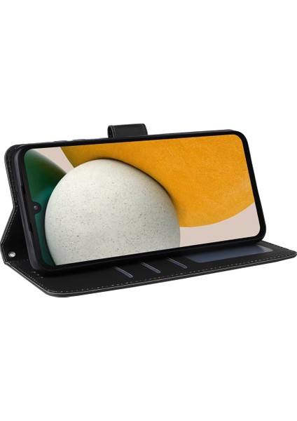 Samsung Galaxy A15 4g Pu Deri Standlı Telefon Koruyucusu, 3 Kart Yuvalı (Yurt Dışından)