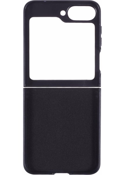 Samsung Galaxy Z Flip6 5g Deri+Tpu+Pc Düşme Önleyici Cep Telefonu Kılıfı (Yurt Dışından)