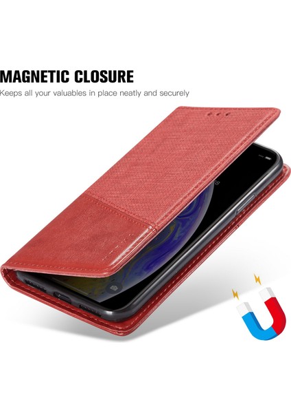 Samsung Galaxy S22 Ultra 5g Cüzdan Kılıfı Rfıd Engelleme Pu Deri Telefon Kapağı (Yurt Dışından)