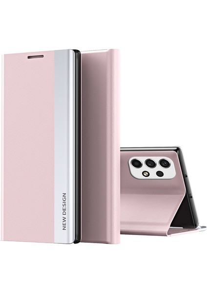 Samsung Galaxy A13 4g Stand Pc Kabuk Pu Deri Şok Geçirmez Telefon Kapağı (Yurt Dışından)