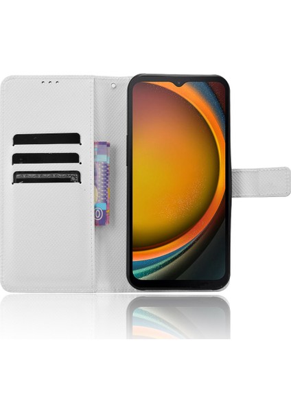 Samsung Galaxy Xcover 7 Case Diamond Doku Deri Telefon Stand Kapağı (Yurt Dışından) fiyatları