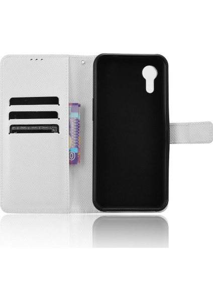 Samsung Galaxy Xcover 7 Case Diamond Doku Deri Telefon Stand Kapağı (Yurt Dışından) fırsatları