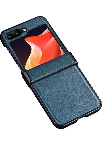 Samsung Galaxy Z Flip6 5g Pu Deri+Pc Telefon Kılıfı (Yurt Dışından)