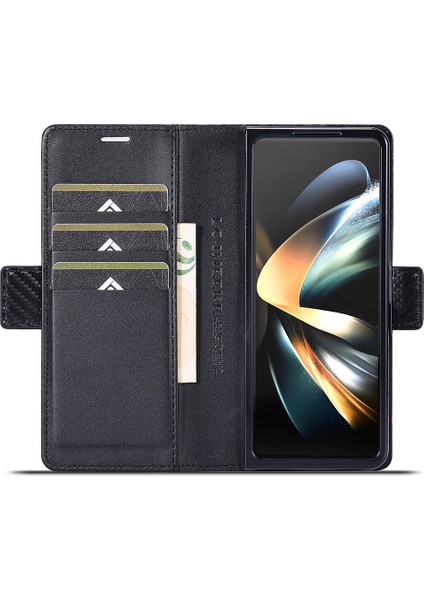 Samsung Galaxy Z Fold6 5g Karbon Fiber Doku Manyetik Kapatma Telefon Kapağı (Yurt Dışından) fiyatları