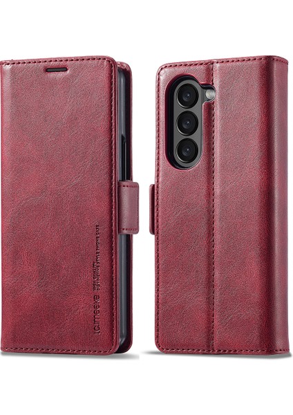 Samsung Galaxy Z Fold6 5g Telefon Standı Kılıf Pu Deri Rfıd Engelleme Cüzdan Kapağı (Yurt Dışından)