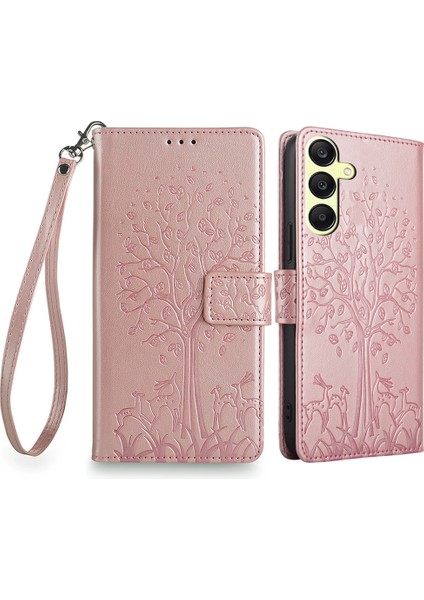 Samsung Galaxy A25 5g 3 Kart Yuvaları Strap ile Telefon Koruyucusu (Yurt Dışından)