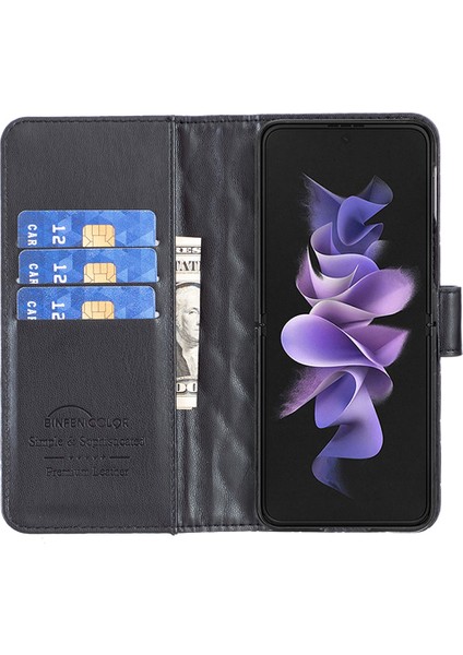 Samsung Galaxy Z Fold6 5g Eşkenar Dörtgen Cüzdan Pu Deri Telefon Kılıfı (Yurt Dışından) modelleri