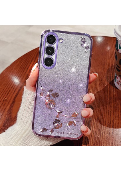 Samsung Galaxy Galaxy S23+ Tpu Rhinestone Dekor Telefon Kapağı Kayışlı (Yurt Dışından) fiyatları