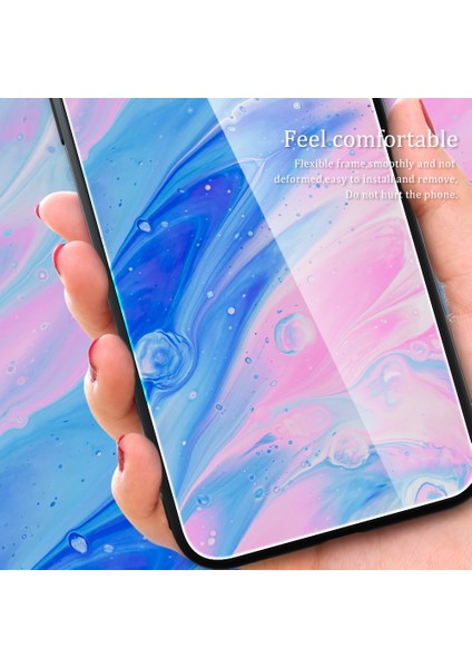 Samsung Galaxy A25 5g Mermer Desen Temizli Cam+Pc+Tpu Hibrid Telefon Kılıfı (Yurt Dışından)