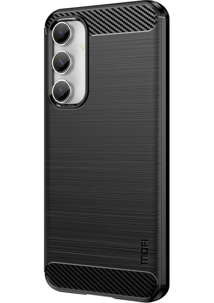 Samsung Galaxy S23 Fe Fırçalanmış Karbon Fiber Doku Telefon Kılıfı Yumuşak Tpu Telefon Kabuğu Kapağı (Yurt Dışından) fiyatları
