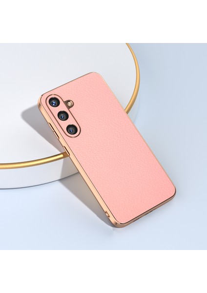 Samsung Galaxy S24 Galvanik Kılıf Hakiki Inek Derisi+Tpu+Pc Telefon Kapağı (Yurt Dışından) fiyatları