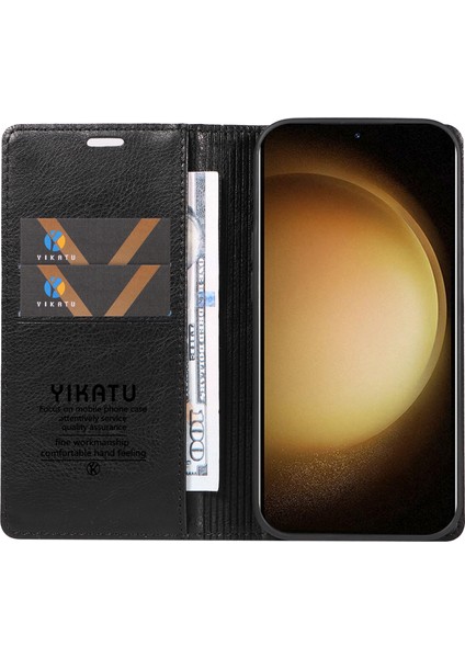 Samsung Galaxy S23+ Deri Cüzdan Litchi Doku Telefon Kabuğu (Yurt Dışından) fiyatları