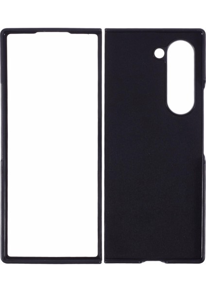 Samsung Galaxy Z Fold6 5g Karbon Fiber Pu Deri Kaplamalı Pc Cep Telefonu Kılıfı (Yurt Dışından)