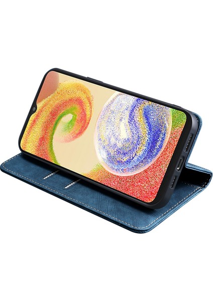 Samsung Galaxy M14 5g Dokulu Telefon Kapağı, Stand Rfıd Engelleme Cüzdanı Manyetik Deri Flip Case (Yurt Dışından) fırsatları