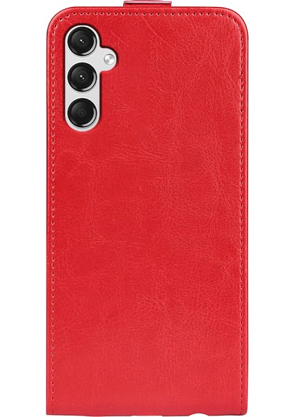 Samsung Galaxy A25 5g Çılgın At Dokusu Pu Deri Telefon Kabuğu Dikey Flip Kapak (Yurt Dışından) indirimleri